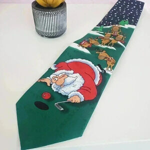 HALLMARK Specialties Novelty Christmas Santa Tie